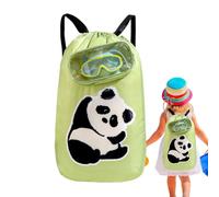 Genérico Borsa per piscina per bambini, zaino da spiaggia grande per bambini impermeabile | accessorio da viaggio leggero per il giorno all'aperto, borsa da giorno resistente per bambini e ragazze