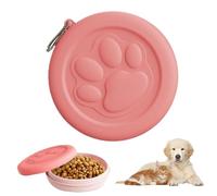 Genérico Borsa per premi per cani, borsa anti-umidità per premi di cuccioli - stoccaggio impermeabile ricaricabile per passeggiate esterne cani adulti razze grandi masticatori forti, Rosa, Consulte la