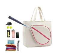 Genérico Borsa per racchetta da tennis, borsa da badminton copertura per racchette, organizer per riporre zaino quotidiano grande porta carte badminton unisex principianti giovani