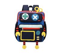 Generico Borsa per robot super carina per asilo nido di grande capacità di tendenza per bambini (Blue 25 * 12 * 28)