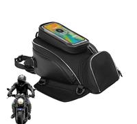 Genérico Borsa per serbatoio per moto, pacchetto di stoccaggio del carburante magnetico impermeabile, supporto per telefono con touch screen, attrezzatura da guida di grande capacità