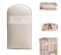 Generico Borsa Porta Abiti salvaspazio con Cerniera autocompressiva, Organizer per Armadio e Contenitore per Piumini, Sacchetti Porta Abiti Antipolvere, Sacchetti a Compressione