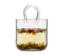 Generico Borsa Porta Bevande,Bicchiere a Forma di Borsa per Succo e Vaso per Fiori | Calice in Decorativo a Forma di,per Casa Sala da Pranzo Compleanno Bar Cucina Ufficio Appartamento