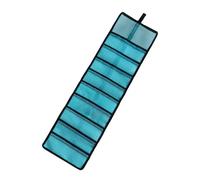Generico Borsa Porta Esche Organizer Portatile Arrotolabile A 10 Tasche | Piccola Borsa Da Pesca Per Esche Da Traina Per Pescatori Uomo Appassionati Di Pesca In Acqua Salata Mare Profondo Kayak E
