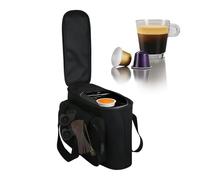 Generico Borsa porta macchina da caffè,Borsa tote in tessuto Oxford con scomparti multipli - per Macchine da Caffè Monodose,Per outdoor ufficio campeggio casa uomo
