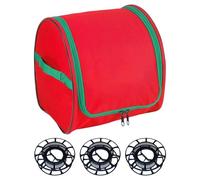 Generico Borsa Porta Natalizie - Tessuto Oxford Resistente Strappo 600D con Capacità Elevata,Organizzatore per Illuminazione | per Casa Dormitorio Appartamento Camera da Soggiorno