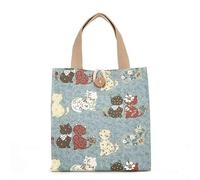 Generico Borsa porta pranzo in tela per impiegati, per portare il pranzo quando si esce | verde