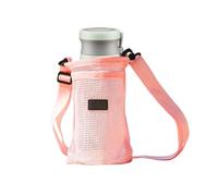 Genérico Borsa portabottiglie portatile leggera con tracolla regolabile e moderna, Rosa, Consulte la descripción, Vedere la descrizione