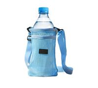 Genérico Borsa portabottiglie, supporto per bottiglie d'acqua, custodia leggera regolabile, stile moderno, per escursionismo, viaggi, campeggio, corsa e escursioni, blu, Consulte la descripción