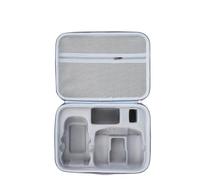 Generico Borsa portaoggetti con tracolla adatta per D-JI MINI 5 PRO, borsa da viaggio compatibile con telecomando RC2 RC N3 (Grigio)