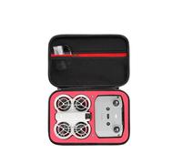 Generico Borsa portaoggetti per Dji Neo Fly More Combo, custodia da viaggio portatile per Dji Neo, compatibile con telecomando Rc-N3, due batterie, hub di ricarica (rosso)