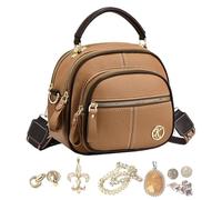 Genérico Borsa Semplice - Borsa A Tracolla Per Le Donne | Borsa A Tracolla In PU, Borsa Da Viaggio A Spalla Moderna Per Ragazze, Borse Da Vagabondo Da Donna Con Tracolla Regolabile Per, Kaki, Consulte