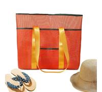 Generico Borsa Spiaggia Impermeabile,Borsa Impermeabile In Rete - a Spalla Sacca per Piscina,Per Asciugamano Giocattoli Piscina Palestra Nuoto Viaggio Donne Uomini Famiglia