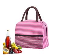 Generico Borsa Termica da Pranzo | Cerniera Scorrevole Resistente Riutilizzabile | Contenitore per Cibo da Lavoro Ufficio Scuola Viaggio - Picnic Spiaggia Campeggio Outdoor Merenda Frutta Bevande