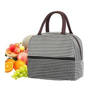 Generico Borsa Termica da Pranzo - con Tasca a Rete Portatile - Borsa Porta Pranzo alla | per Bambini Adulti Ufficio Scuola Campeggio Outdoor Picnic Spiaggia Cibo Spuntini Bevande