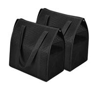 Generico Borsa Termica Frigo Isolata | Set da 2 borse riutilizzabili con cerniera superiore,Buste Per La Spesa 30x18x33 cm - Per Bevande, Cibo, Snack, Viaggi, Picnic, Shopping, Spiaggia, Campeggio