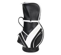 Genérico Borsa termica per vino | Custodia per vino isolata in PU, custodia portatile con tasche multiple per picnic spiaggia golfista, bianco e nero, Consulte la descripción, Vedere la descrizione