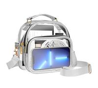 Generico Borsa Tote - Borse A Tracolla Trasparenti, Borse Di Grande Capacità, Borsa Trasparente Approvata Dallo Stadio | In PVC Impermeabile Per Cosmetici, Chiavi, Essenziali, Donne, Ragazze,