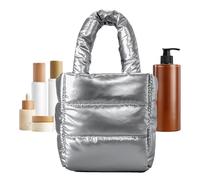 Generico Borsa tote con spalla imbottita - Borsa tote piccola trapuntata, alla in nylon | shopper con cuscino, borsas da viaggio leggera, borsas casual verticale alla per tutti i giorni, mo