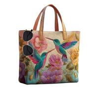 Generico Borsa Tote Graziosa | Grande capacità e leggera - Sacca morbida per l'università, i viaggi e il lavoro,Per Commissioni Lavoro Shopping Feste Matrimonio Vacanze Spiaggia Picnic Palestra