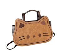 Generico Borsa Tote In Pelle,Borsa A Mano Gatto, A Spalla Casual | Per Donne e Ragazze e Signore e Mamma e Lavoro e Shopping e Viaggio e Scuola e Università e Incontro e Festa