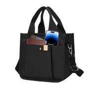 Generico Borsa Tote in Tela | Borsa per lo Shopping con Manico - Tote Multiuso con per Spalla - per Donne, Ragazze, Shopping, Posto di Lavoro, Scuola, All'aperto, Viaggio, Picnic e Pendolarismo