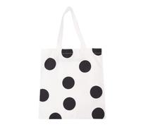 Generico Borsa tote in tela di grande capacità for donna - Elegante borsa for la spesa a mano e a tracolla(White)