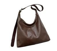 Generico Borsa tote PU Colore del caffè con tasca interna, grande capacità, impermeabile, moderna, per lavoro, scuola, shopping, tempo libero, per donne