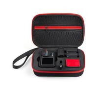 Generico Borsa videocamera sportiva per DJI Osmo Action 5 Pro, mini custodia rigida, borsa da viaggio protettiva per accessori per videocamera d'azione (Nero)