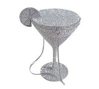 Genérico Borse a mano glitterate da donna | Borsa da festa a forma di da cocktail - elegante borsa da sera donna eventi speciali matrimoni feste ballo celebrazione, Do, Consulte la