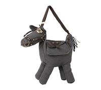 Genérico - Borse con design a cavallo,Borsa a spalla,per uscire dallo shopping all'aperto Incontri Incontri Viaggi Tempo libero Vacanze e Regalo, grigio, Consulte la descripción