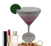 Genérico Borse con pietre di strass da donna, borsa a stella per cocktail, elegante per le donne amanti della feste notturne e celebrazioni, a, Consulte la descripción