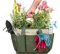 Generico Borse da Giardinaggio Porta - durable Attrezzi, versatile, Grande Borsa, Oxford Con 8 Tasche, Laterali Tote Portautensili Giardino Per | Multipurpose Outdoor Indoor Utility ergonomic