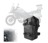 Generico Borse Da Sella Per Moto Borsa Laterale Per Moto | Borsa Per Barre Paramotore Da Telaio(Black A)