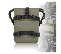 Generico Borse Da Sella Per Moto Borsa Laterale Per Moto | Borsa Per Barre Paramotore Da Telaio(Green A)