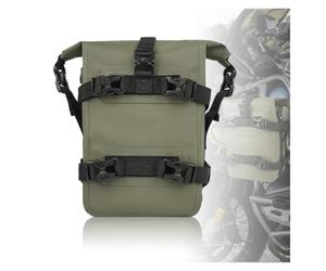 Generico Borse Da Sella Per Moto Borsa Laterale Per Moto | Borsa Per Barre Paramotore Da Telaio(Green A)