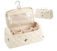 Genérico Borse da Viaggio per Asciugacapelli - Porta Pennelli da Trucco da Viaggio - Trousse per Strumenti di Parrucchiere | Viaggio d'affari Vacanze Feste Campeggio Attività, beige, Vedi la