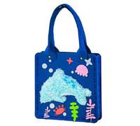 Generico Borse della Spesa per Bambini - Zaino Scolastico Realizzato a Mano | Tote in Non Tessuto, Kit Creativo per Scuola Materna, Asilo e Viaggio