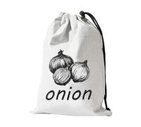 Generico Borse per Prodotti Riutilizzabili - Custodia con Cordino per Aglio Cipolle Patate | Grande Contenitore Alimentare Riutilizzabile Con Cerniera Laterale Per Dispensa Cucina Casa Frutta