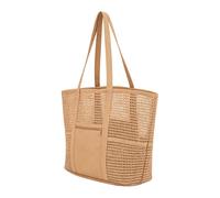 Generico Borse Università Donna, Borsa tracolla in rete resistente per spiaggia viaggi shopping e attività outdoor traspirante e pratica con design a spalla