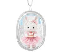 Generico Borsellino Portachiavi Trasparente,Borsa Trasporto Peluche Portatile,Custodia Antipolvere per Adulti Bambini Collezionisti - Regalo Compleanno Natale per