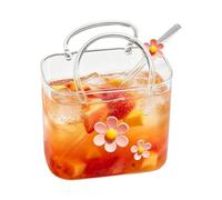 Generico Borsetta di | Da Cocktail Trasparente A Forma Di Borsa 770ml,Vaso Borsetta Di Per Bevande | Per Feste Riunioni Matrimoni Compleanni Tè E Succhi