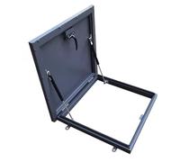 Generico Botola da Tetto in Acciaio zincato con Molle a Gas e Serratura a Scatto per Un Accesso Sicuro al solaio, Copertura per botola da Tetto in Alluminio con Guarnizione in Gomma, Porta di Access