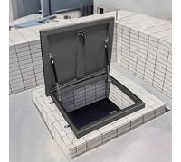 Generico Botola da Tetto in minio con Maniglia - Lucernario Resistente alle intemperie, Porta di Accesso al Tetto antifurto, Finestra di Uscita dalla soffitta per Una Facile Manutenzione del tett