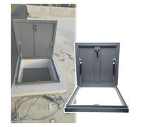 Generico Botola di Accesso Impermeabile per soffitta, botola di Emergenza per Tetto in Metallo zincato con Molla a Gas, Facile Installazione per Uscita dal seminterrato (26x34 Pollici) - Soluzione du