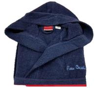 Generico Botticelli Home - Accappatoio Calibrato Taglie Forti in Spugna 100% Cotone 420 g/m² + Omaggio Calzino Filo di Scozia in Puro Cotone (IT, Testo, 7XL, Regular, Regular, blu)