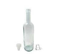 Generico Bottiglia Bordolese CC 750 M/B venduta in pacchi da 20 Completa di Tappo e gabbietta Metallica