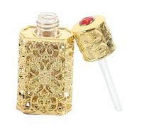 Generico Bottiglia Di Profumo Cava Con Motivo Pu Segnalibri Contenitore Serbatoio Decorativo Bottiglia D'olio Contenitore Retrò Bottiglia Di Profumo Aromatico Porta Profumo Golden Bicchiere
