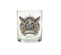 Generico Bottiglia di Whiskey 250°,Old Fashioned Commemorativo Storico 1776-2006 | Bicchiere Commemorativo del Giorno 'Indipendenza - Per Uomini Papà Marito Figlio Adulti Amanti Famiglie Amici