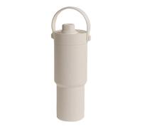 Generico Bottiglie D'Acqua Con Cannuccia | 735ML Tazza Con Cannuccia Termica,Impermeabile Fondo Tazza Sottovuoto Con Coperchio Grande Capacità Interno Ceramizzato Per Infermieri Scuola Sport Pesca